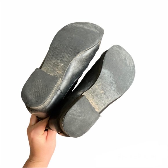 Ardene Ankle Black Combat Boots - Picture 3 of 5